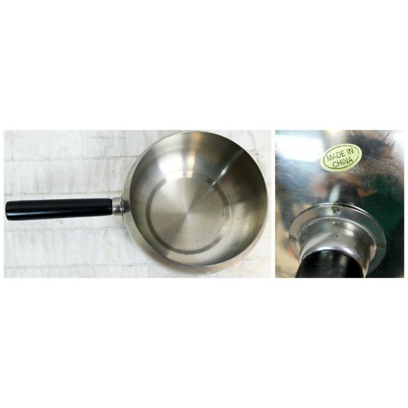 Metal Chrome Fondue Pot Set Hot Dip Set of 6 Forks Table Top Sharing Cheese Choc - Picture 9 of 12